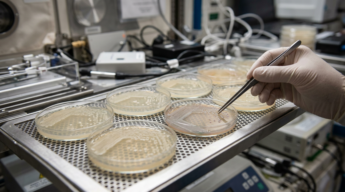 ISS bacteria evolved into new strains, research shows.