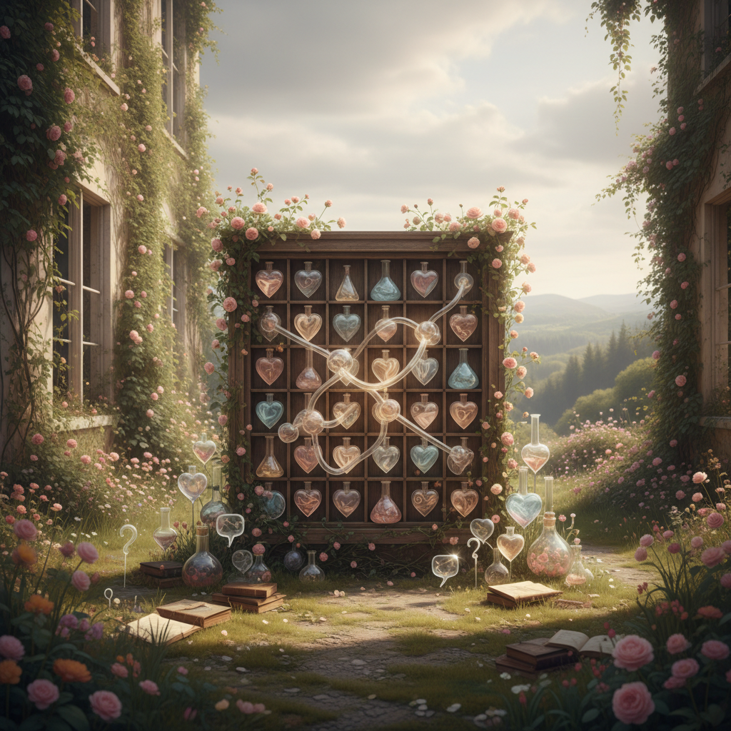 Chemistry teacher and student discussing chemical bonds and romantic relationships.