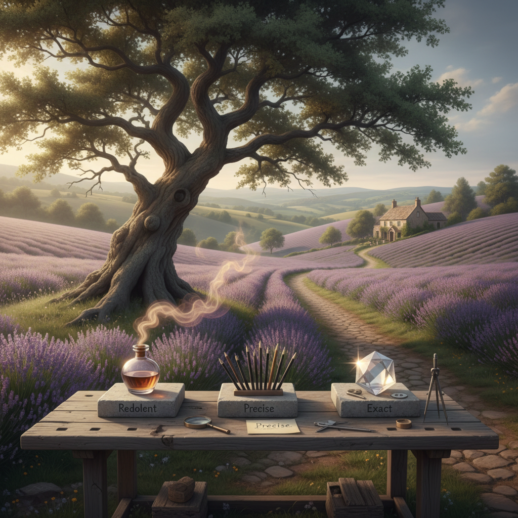 Redolent synonyms: fragrant, evocative, reminiscent, pungent.