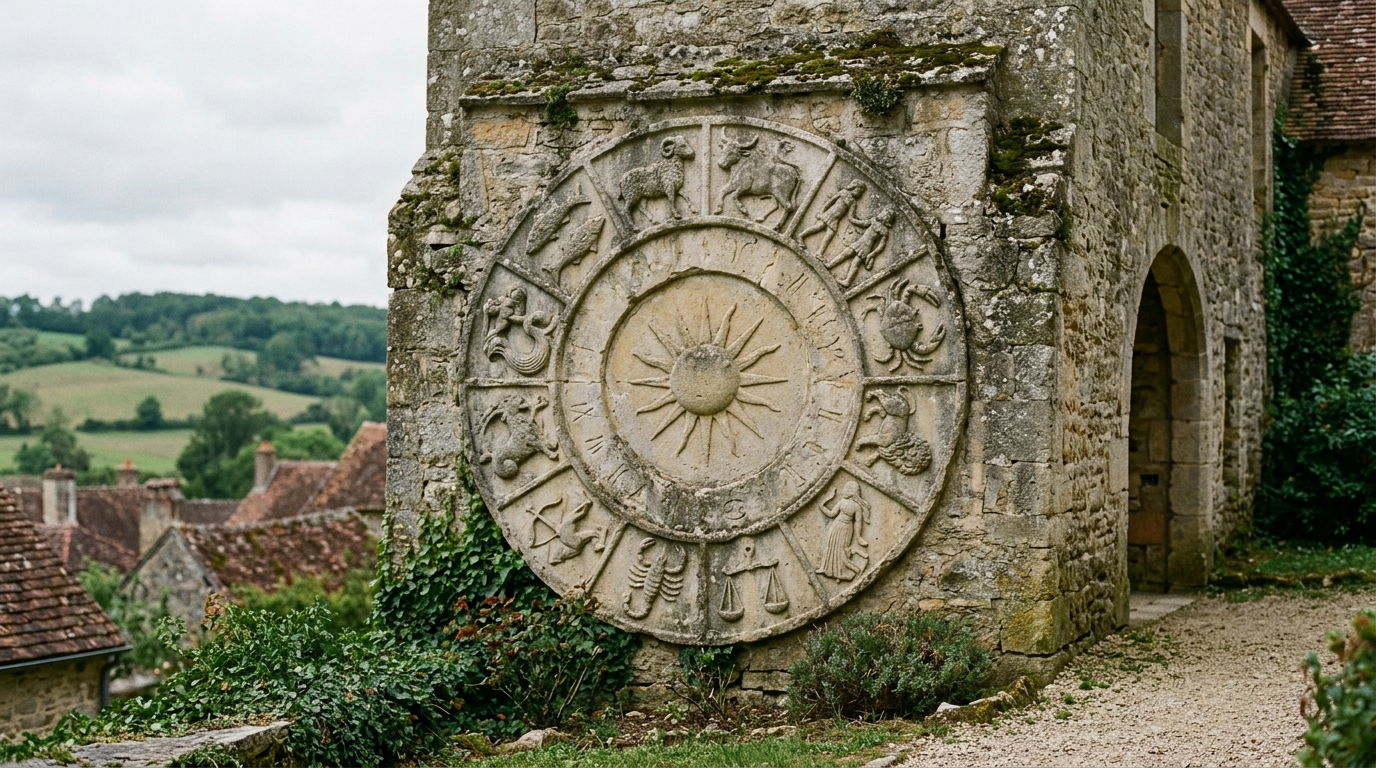 Sibylline Signs: Zodiac charts, celestial bodies, astrological symbols, and personality.