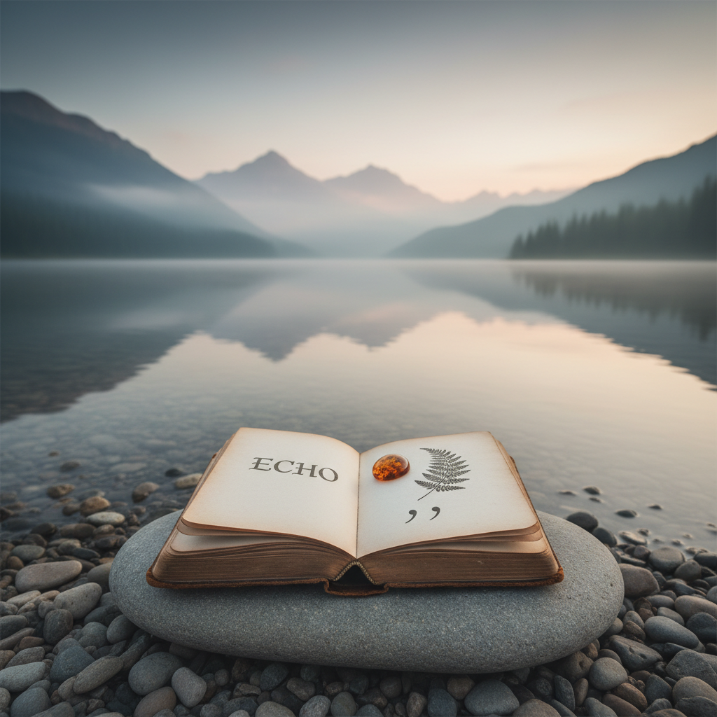 A book open to a page with text, a pen, and a cup of coffee.