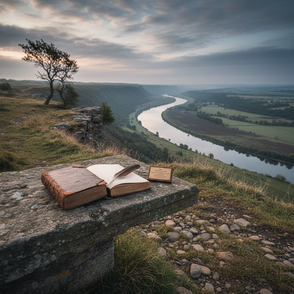 Man reading a book and a cup of coffee