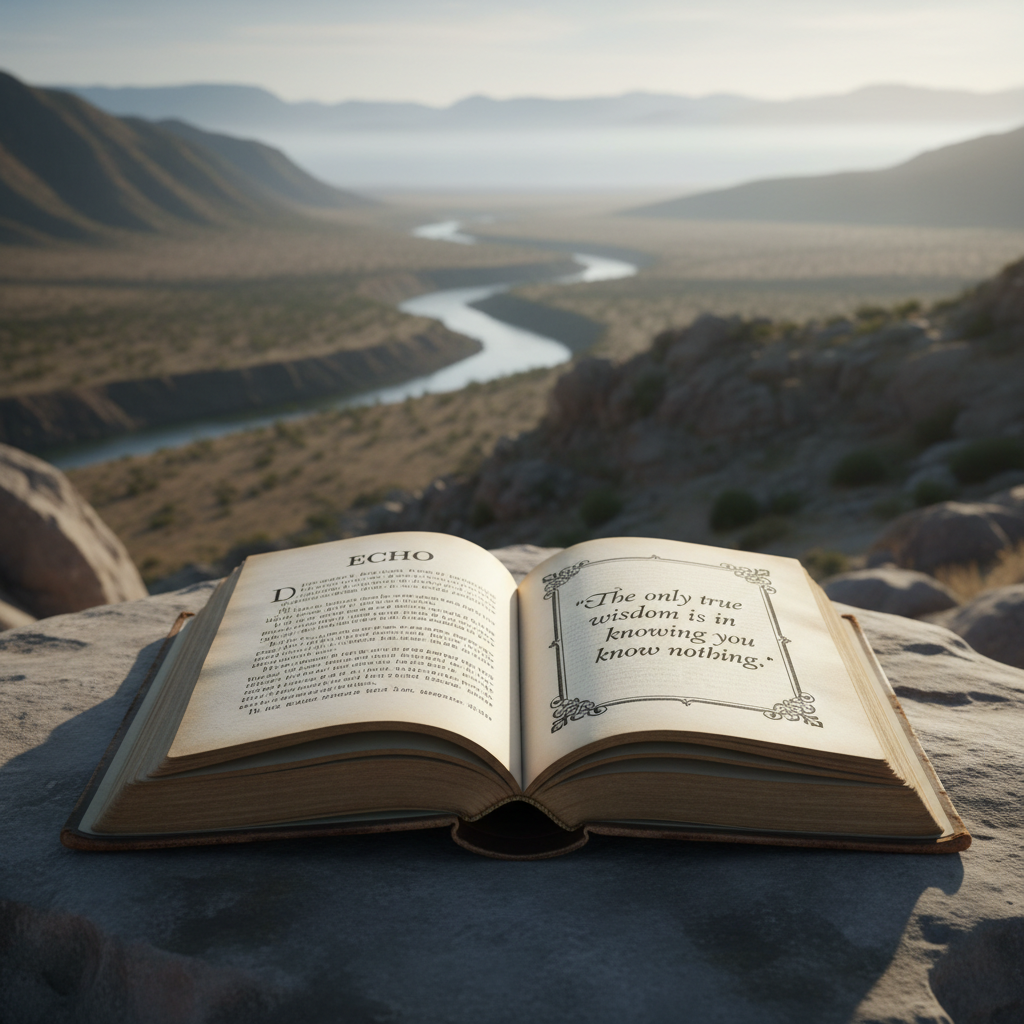 Illustration of a book with a quote bubble containing "Remember this.