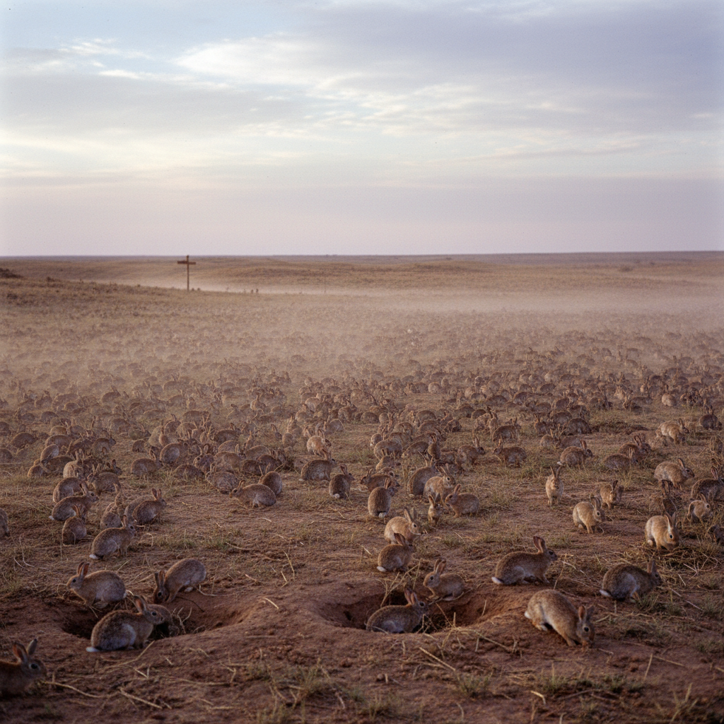 In 1859, Thomas Austin released 24 rabbits in Australia for sport hunting. Around 70 years later, the population had exploded to about 10 billion.