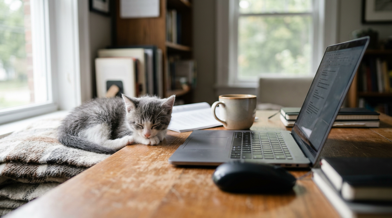 Cute puppy and kitten photos boost focus and task performance.