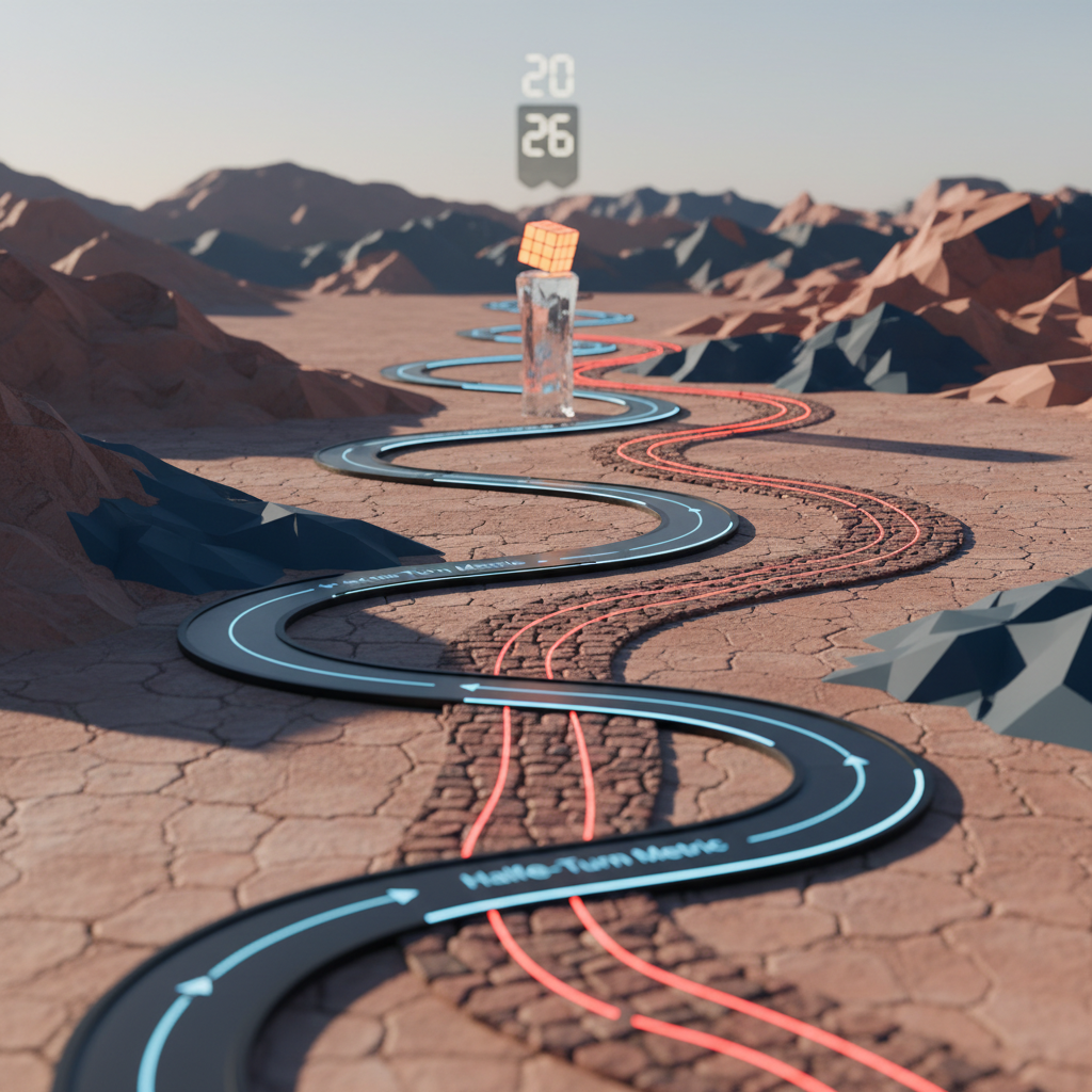 Man and woman walking on path looking at distance.