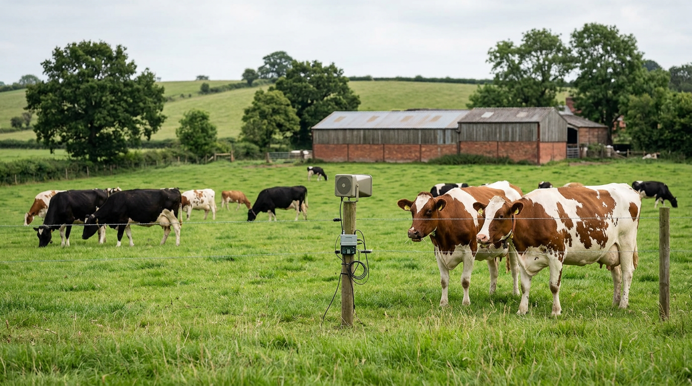 Cows listening to calming music producing slightly more milk