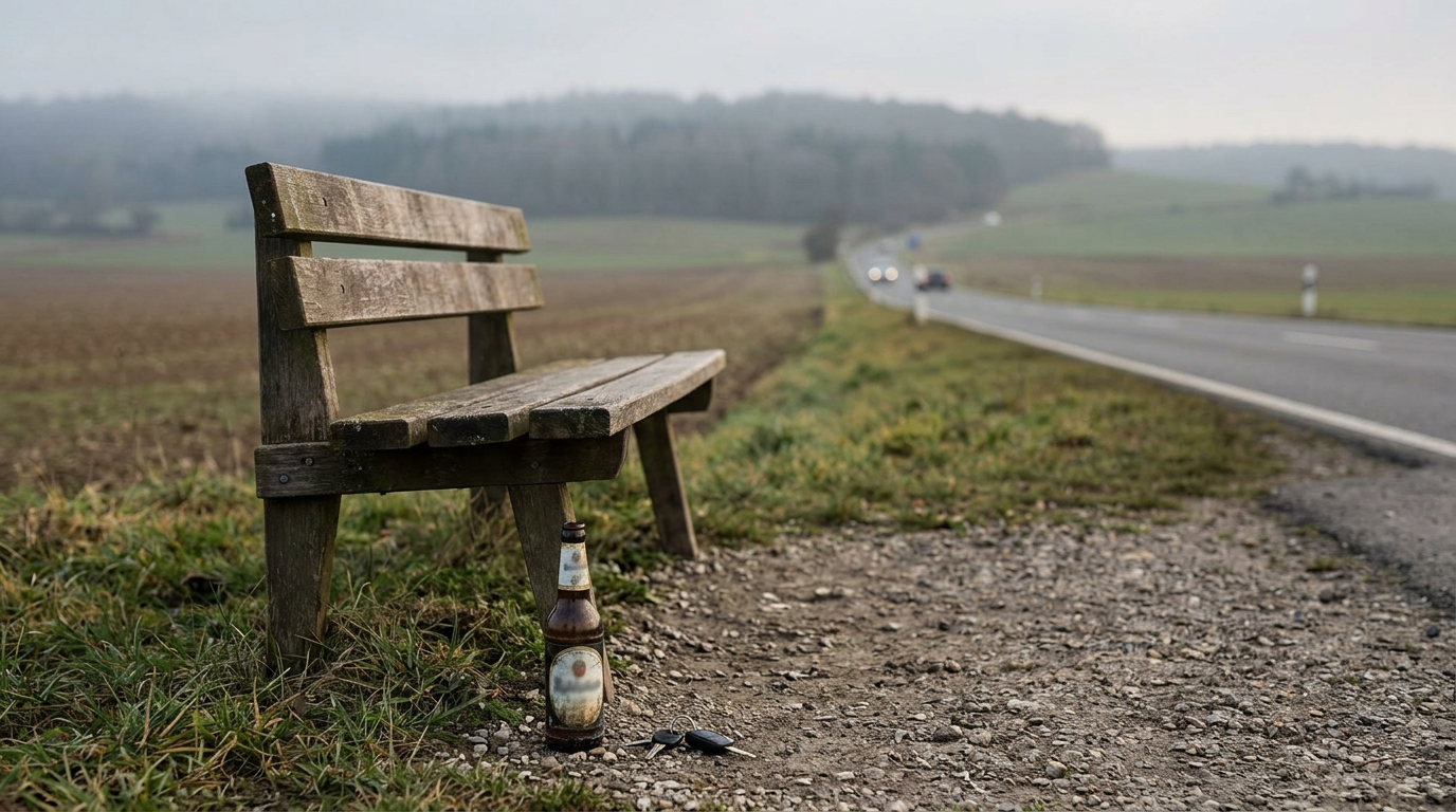 Man drinking from a bottle, representing alcohol's health risks.