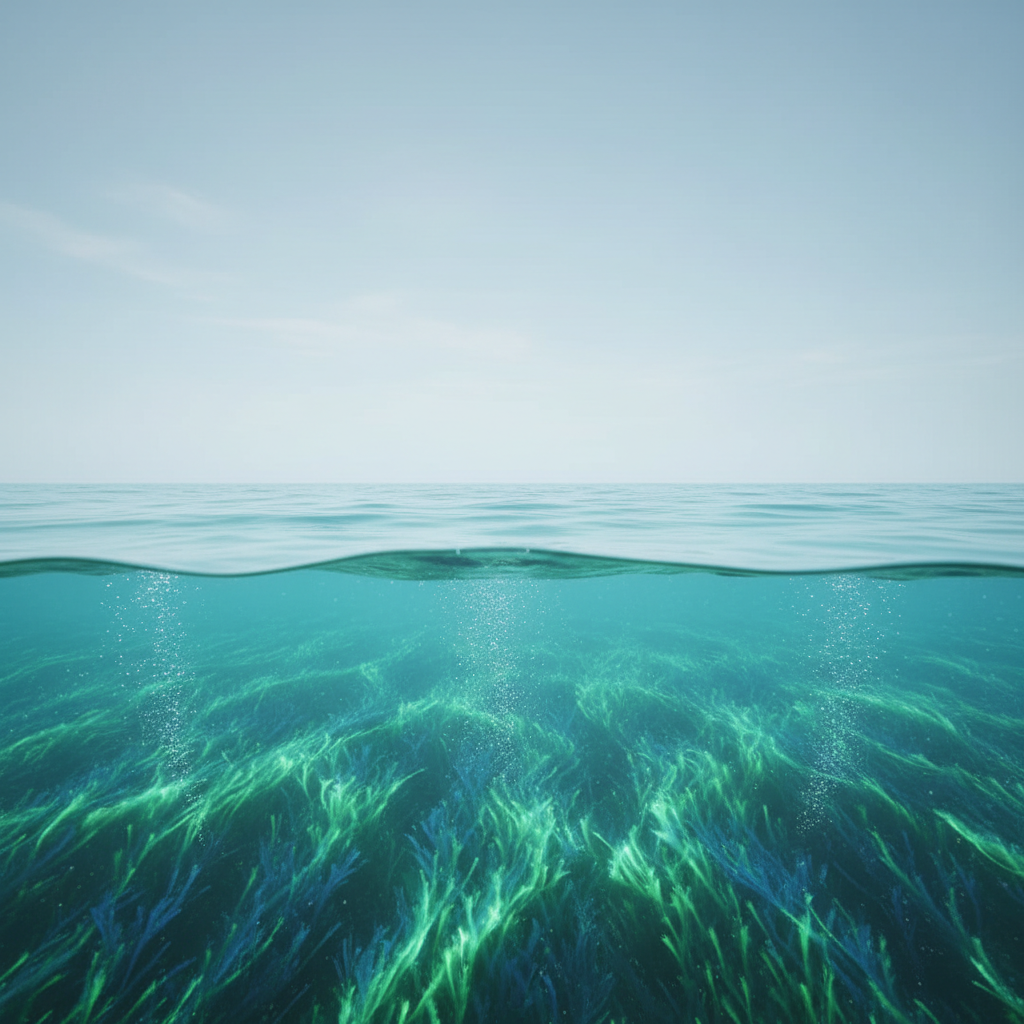 Algae producing half the world's oxygen