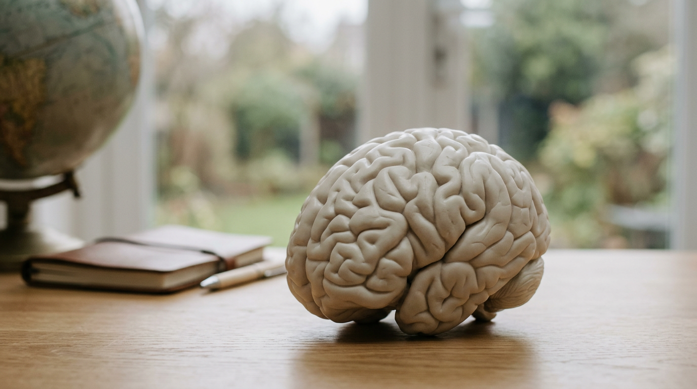 Brain consuming 20% body oxygen and energy despite small size, illustration.