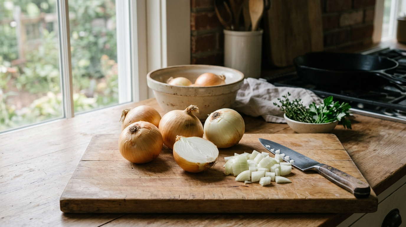 Americans are often estimated to eat around 20 pounds of onions per person each year.