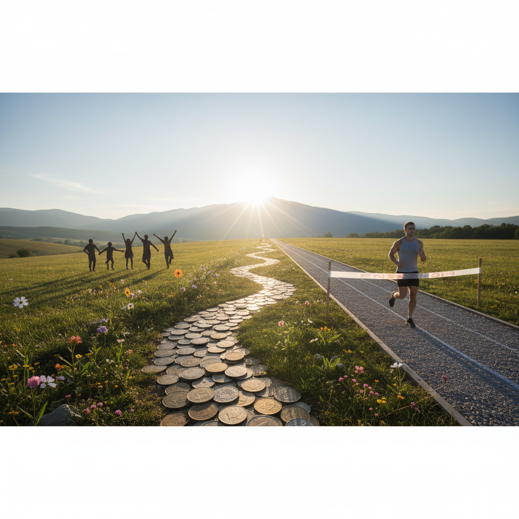 Adults making New Year's resolutions for 2024: saving money, happiness, exercise