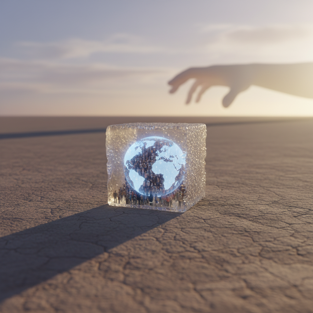 Atoms compressed to sugar cube volume