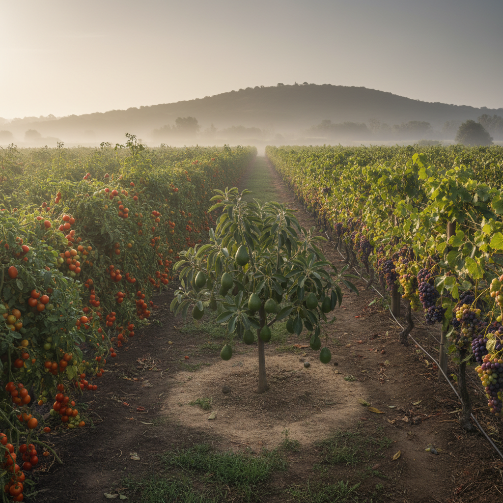 Botanical berries: grapes, tomatoes, bananas, and more.