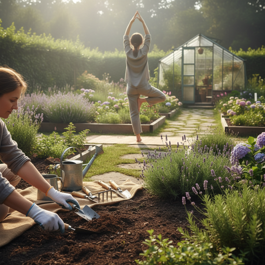 Man making progress toward a goal.