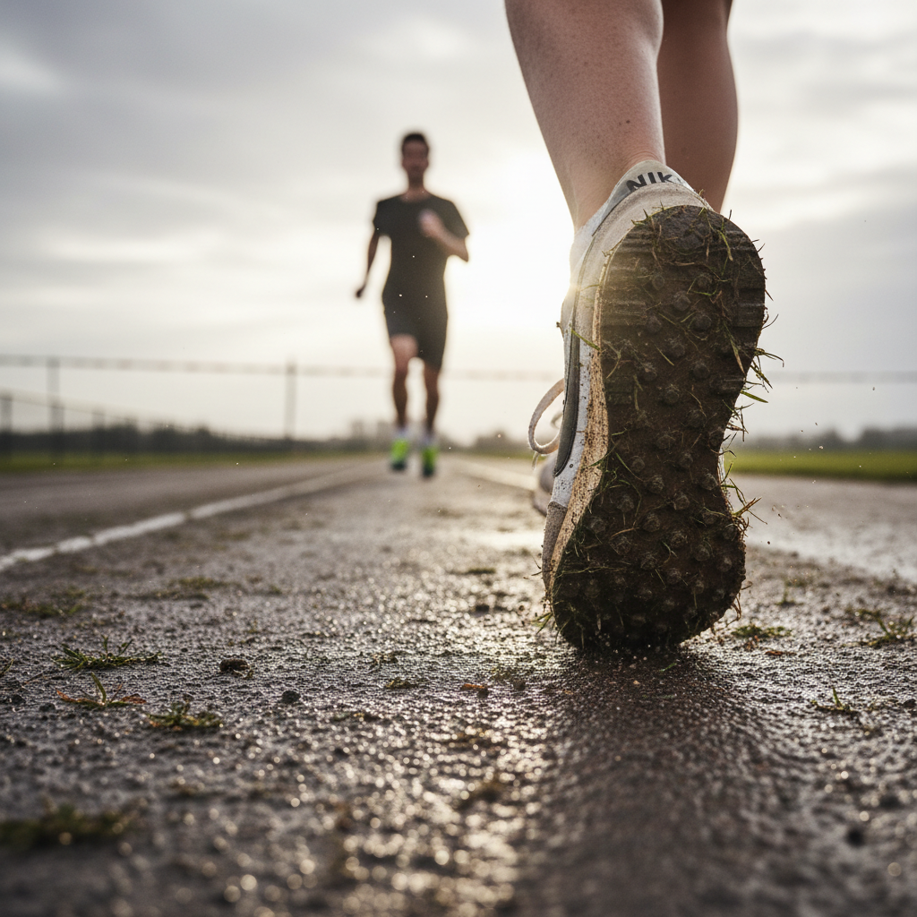 Athletes training hard for peak performance.
