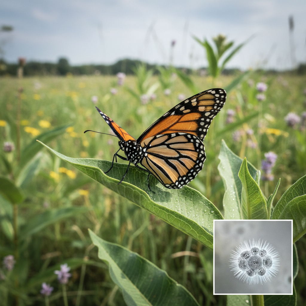 Butterfly taste buds on feet.