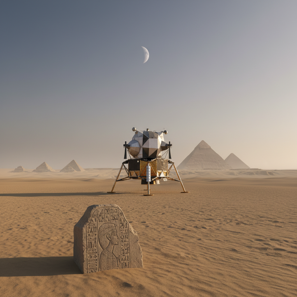 Cleopatra closer to Moon landing than pyramids