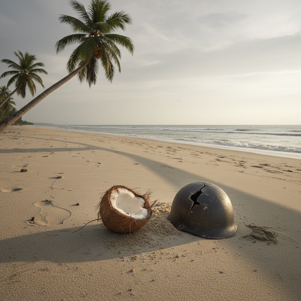 Falling coconuts kill people annually.