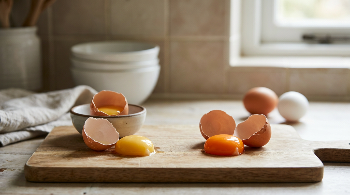 Egg yolk colour preference varies by country.
