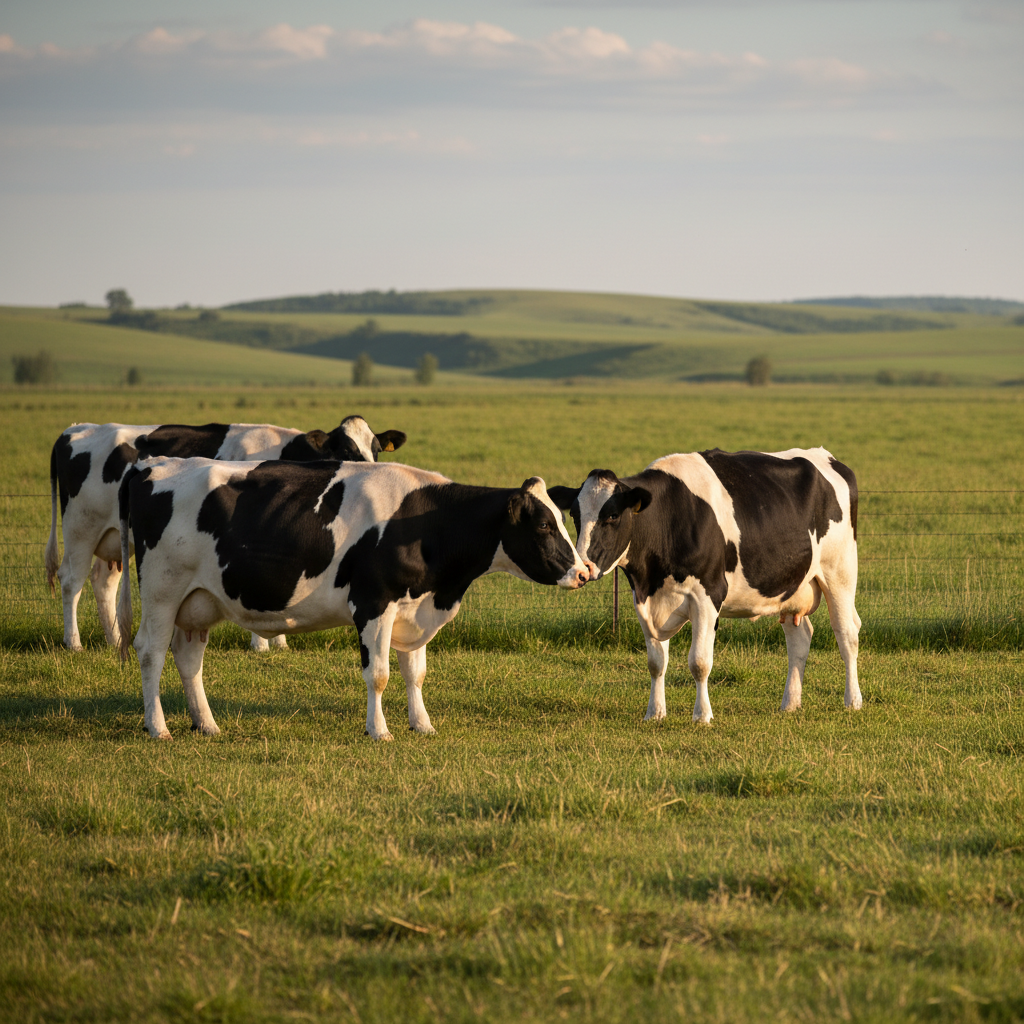 Cows with best friends looking happy together.