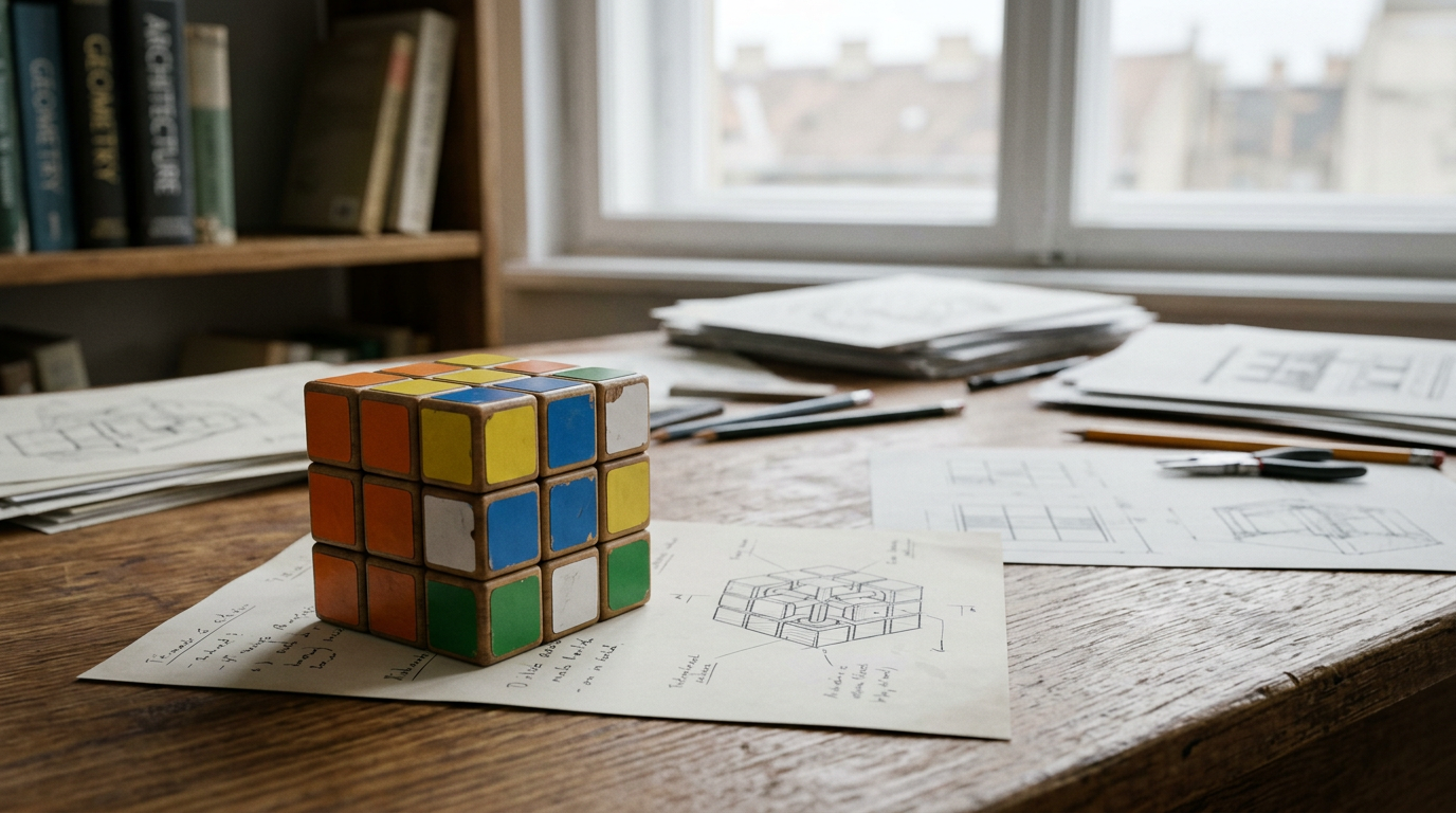 Ernő Rubik took about a month to solve the first prototype of his cube.