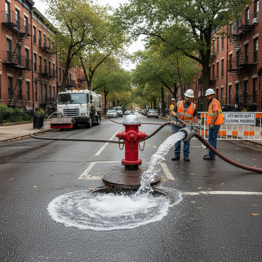 Firefighter using specialized rescue equipment.