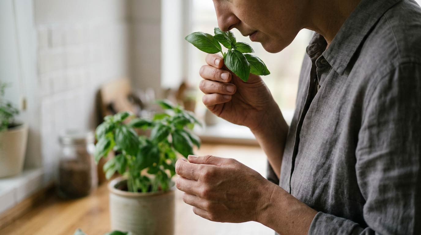 Flavour is often just smell in disguise. Your tongue can only detect a handful of basic tastes, while most of the detail in what you think of as flavour actually comes from aroma.