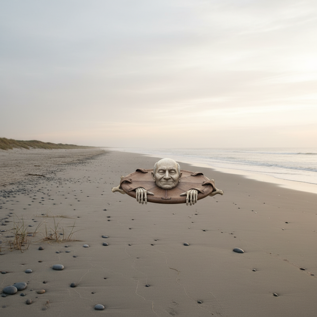 Inventor Walter Morrison's ashes turned into a Frisbee.
