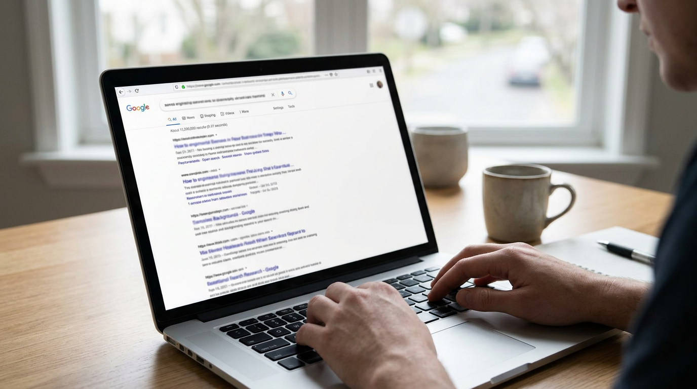 New Google searches, 15% daily novel queries