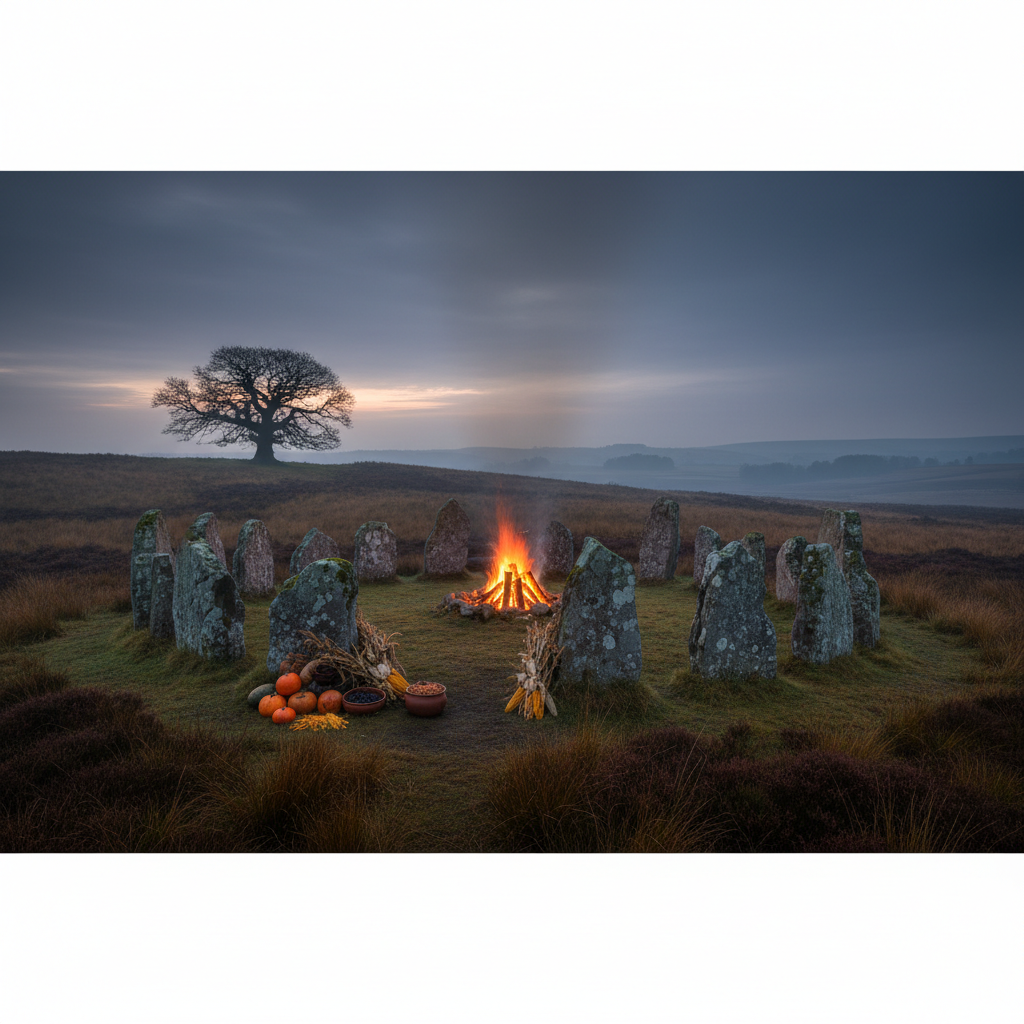 Ancient Celtic festival Samhain, the origin of Halloween