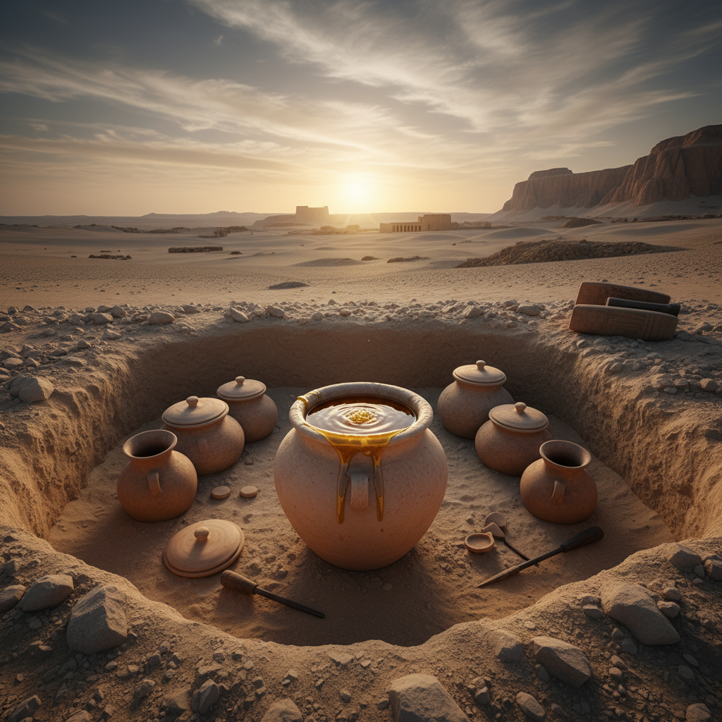 3000-year-old honey jar found in Egypt