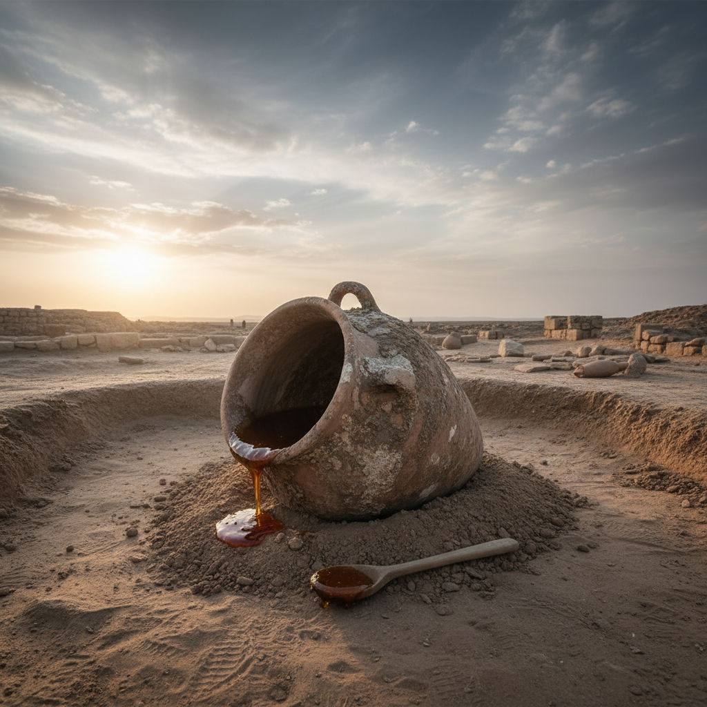 Archaeologists find 3000-year-old edible honey.