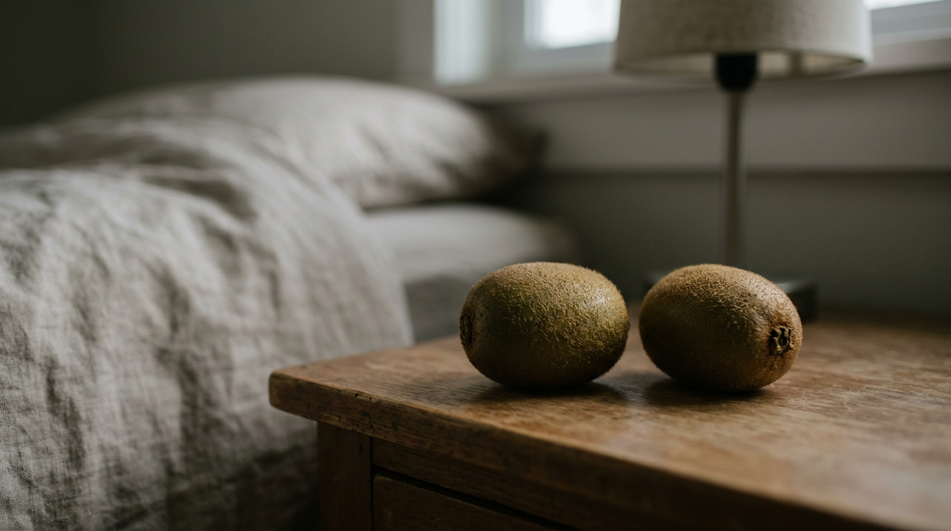 Two kiwifruit before bed improve elite athlete sleep quality and duration.