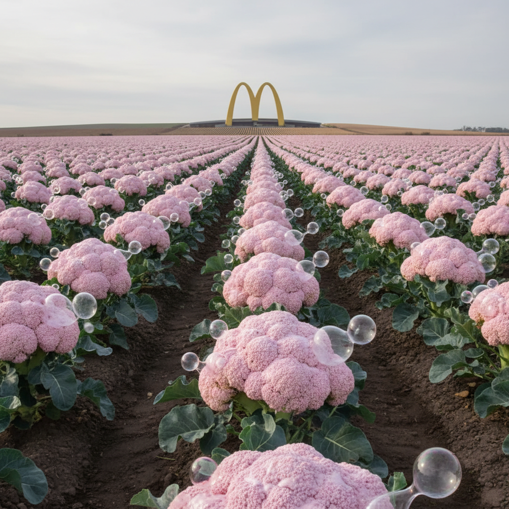 McDonald's bubblegum broccoli ad.