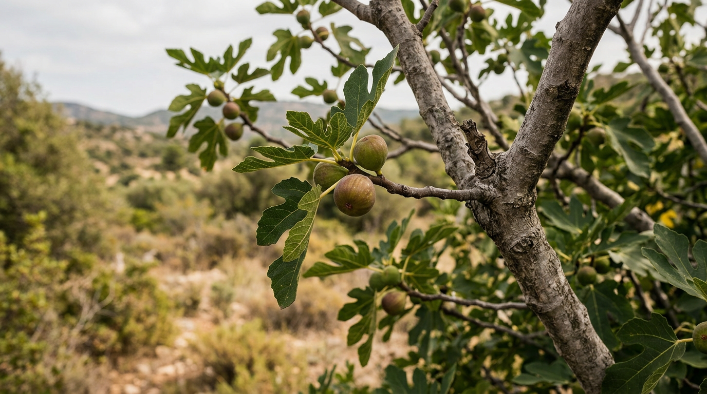 Wasp inside a fig, a crucial part of fig pollination and digestion.