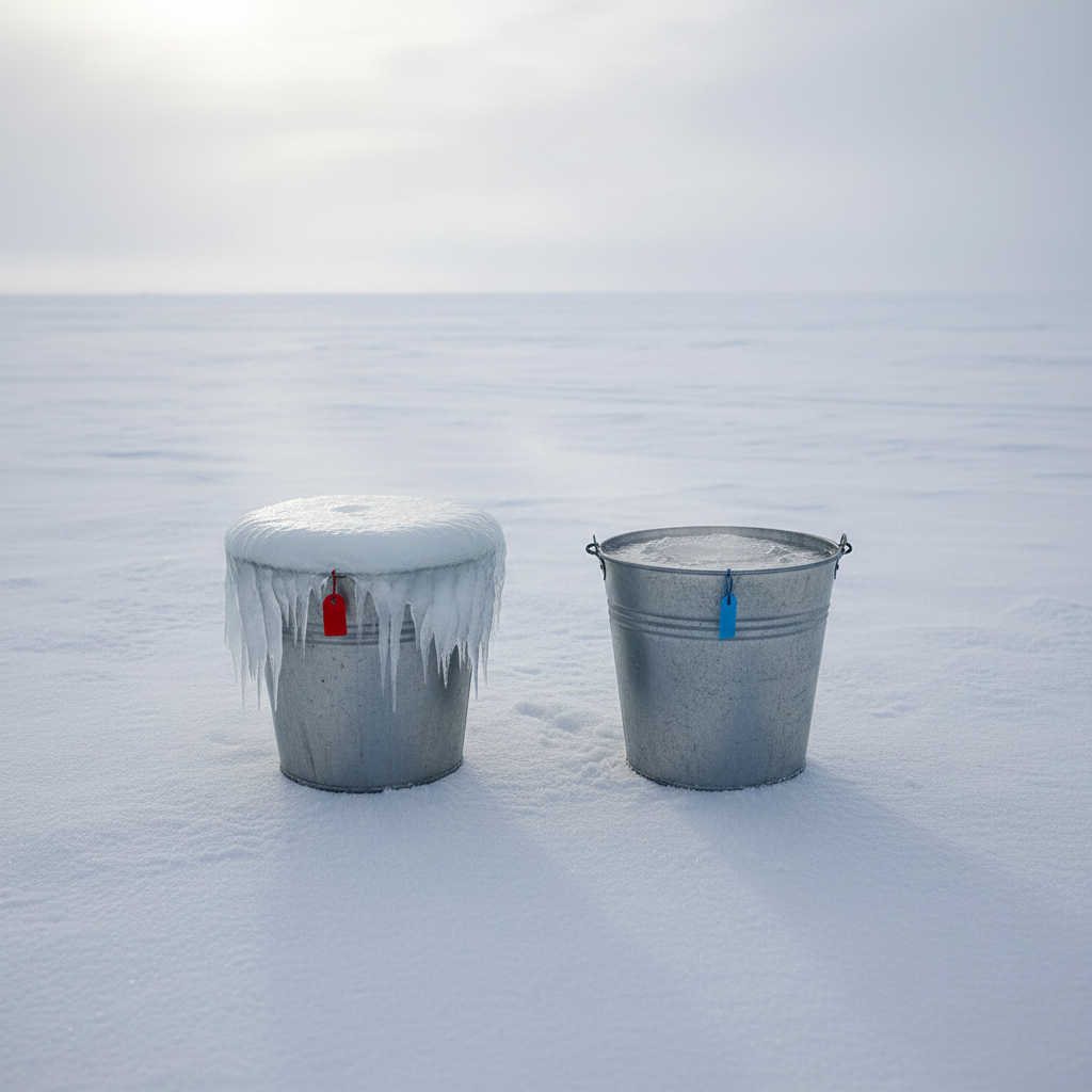 Mpemba effect: hot water freezes faster than cold water.