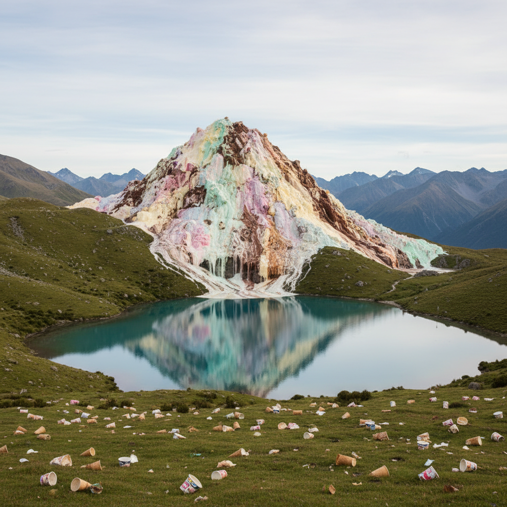New Zealanders enjoy 28.4 liters of ice cream per person annually.