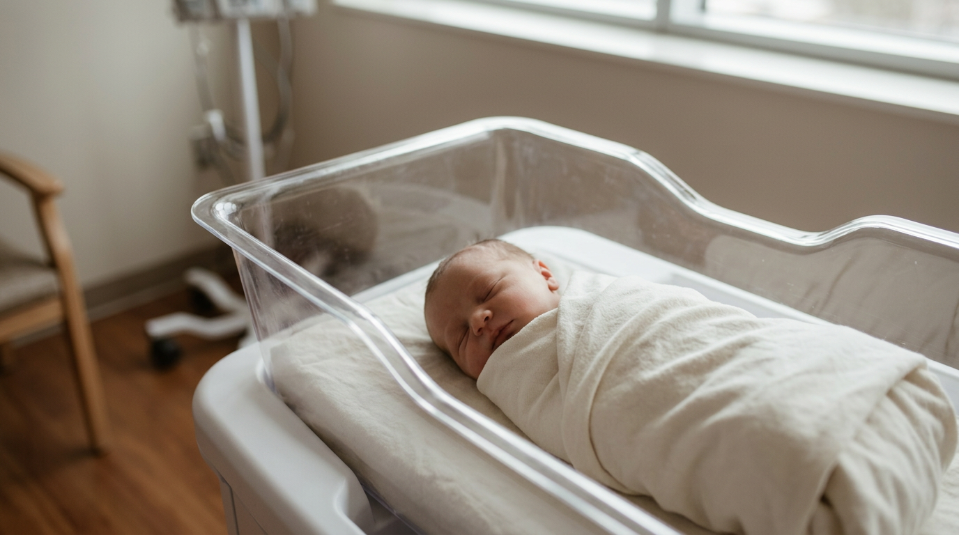 Newborns cry with rising melodies like French, falling like German.