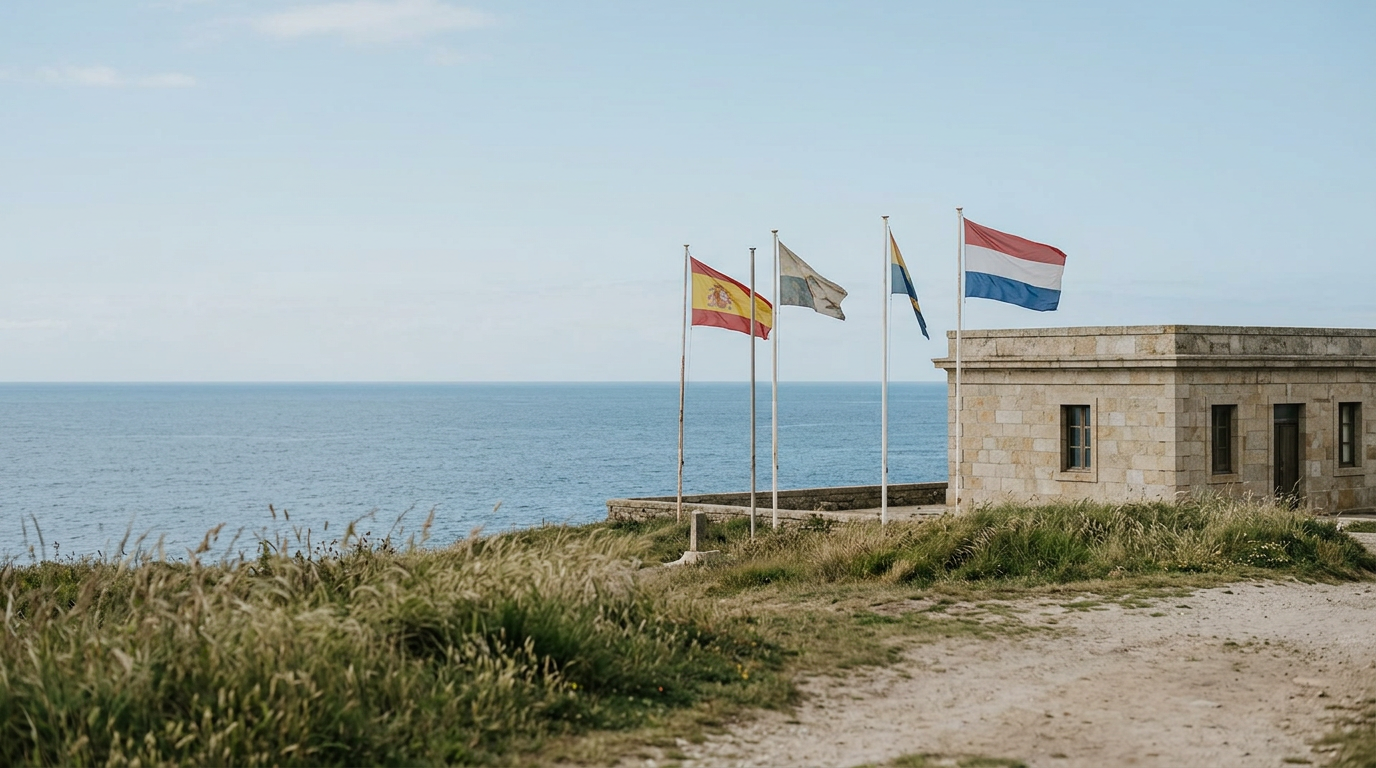 Spain & Netherlands using CET due to unresolved wartime time zone changes