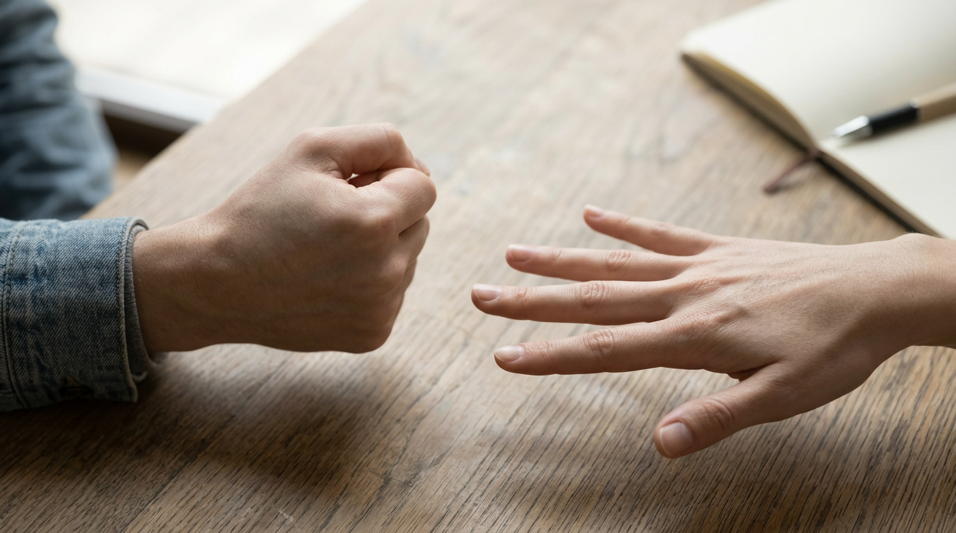 Studies suggest that in Rock, Paper, Scissors, you should start with Paper ag...