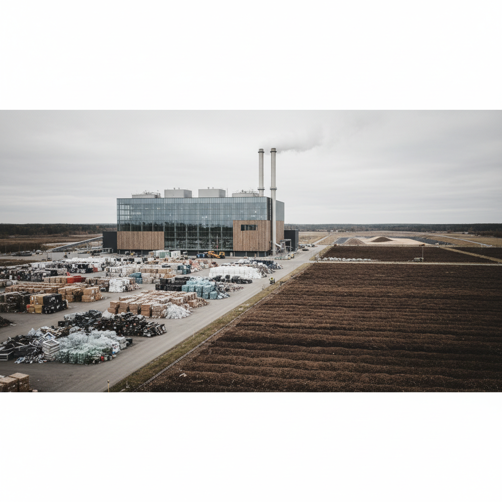 Sweden recycles, composts, or recovers most household waste, with little landfill.