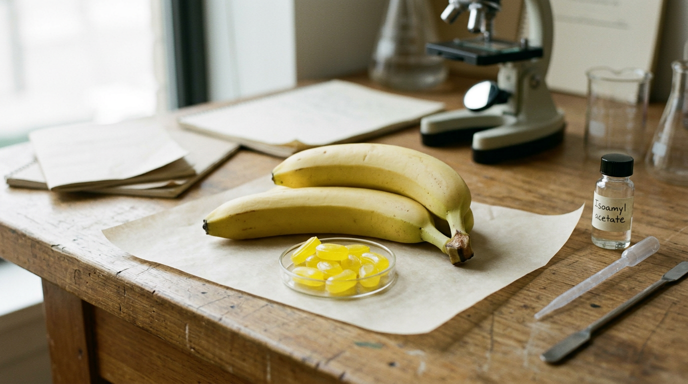 Gros Michel banana, explaining the complex history of banana flavor.