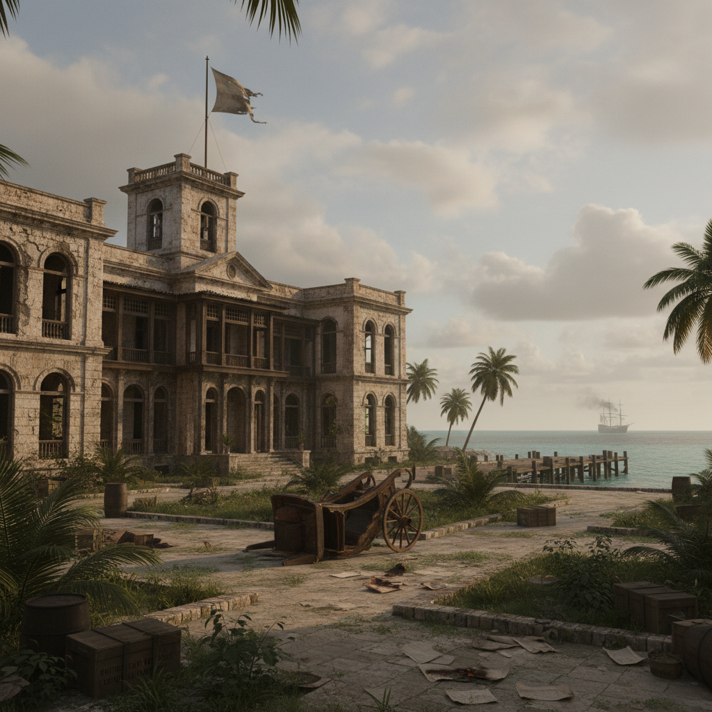 Sudden power vacuum, abstract concept