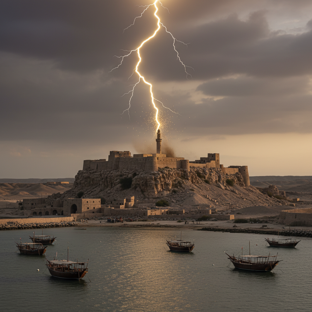 Spark of conflict abstract art