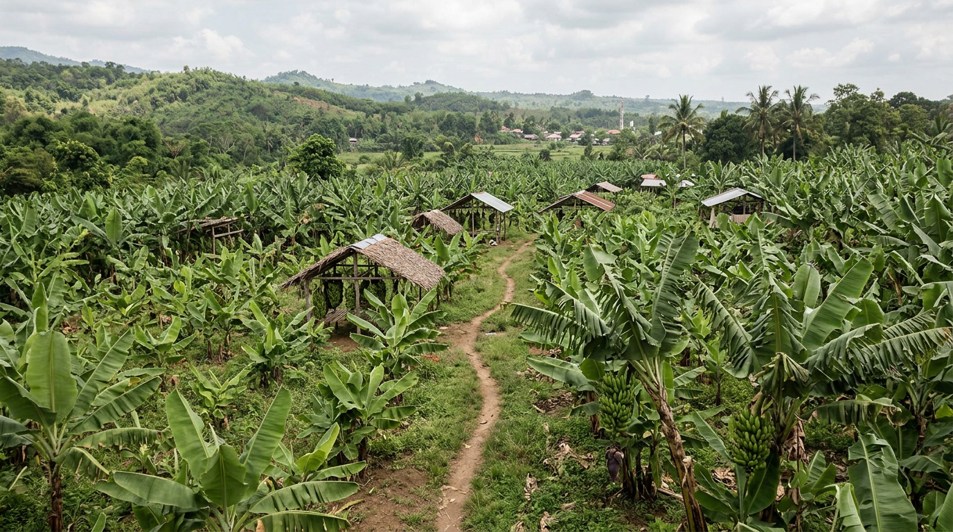 More than 1,000 banana varieties globally, categorized into 50 groups.