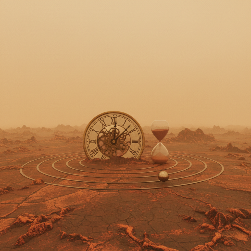 Venus day longer than year, sun illustration