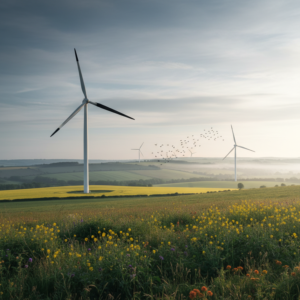 UK wind turbines kill up to 100,000 birds annually according to a study.