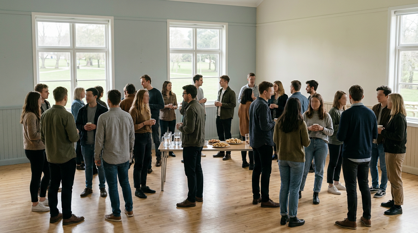 Two people sharing a birthday at a party