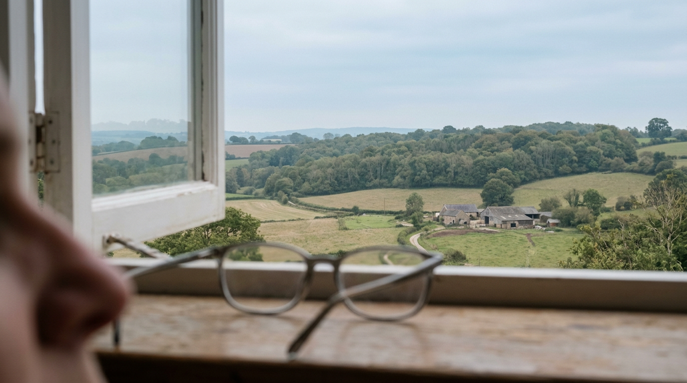 Person's nose in field of vision, brain ignores it.